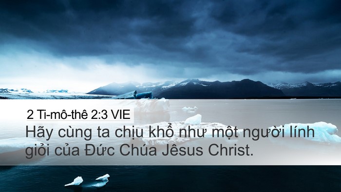 2 Ti-mô-thê 2:3 VIE Bible Verse Image