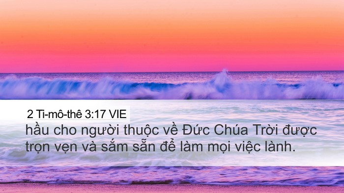 2 Ti-mô-thê 3:17 VIE Desktop Wallpaper - hầu cho người thuộc về Đức Chúa - Desktop Bible Verse Wallpaper