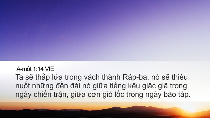 A-mốt 1:14 VIE Bible Verse Image