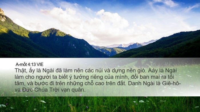 A-mốt 4:13 VIE Bible Verse Image