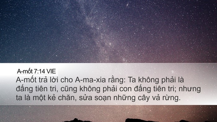 A-mốt 7:14 VIE Bible Verse Image