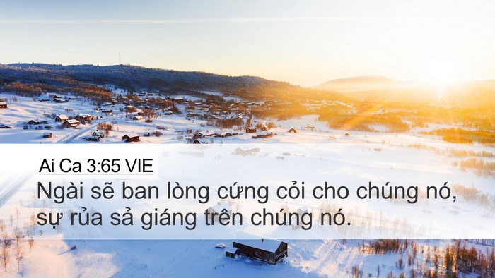 Ai Ca 3:65 VIE Bible Verse Image