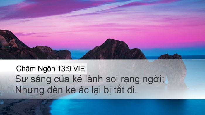 Châm Ngôn 13:9 VIE Bible Verse Image