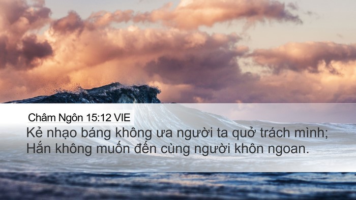 Châm Ngôn 15:12 VIE Bible Verse Image