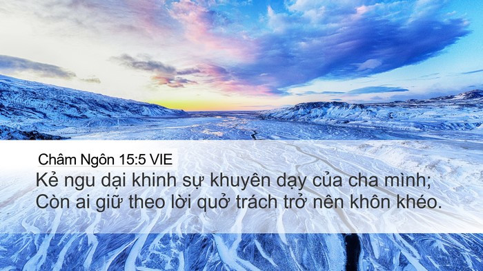 Châm Ngôn 15:5 VIE Bible Verse Image