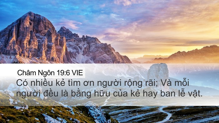 Châm Ngôn 19:6 VIE Bible Verse Image