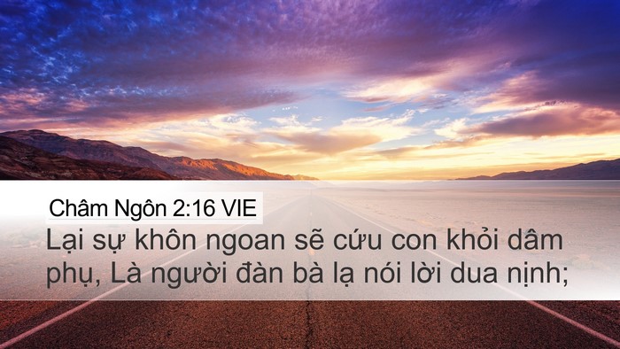 Châm Ngôn 2:16 VIE Bible Verse Image
