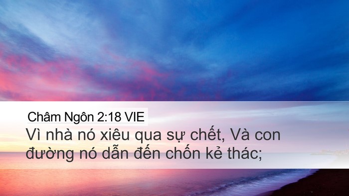 Châm Ngôn 2:18 VIE Bible Verse Image