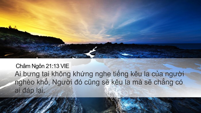 Châm Ngôn 21:13 VIE Bible Verse Image