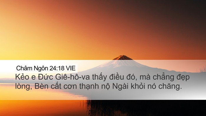 Châm Ngôn 24:18 VIE Bible Verse Image
