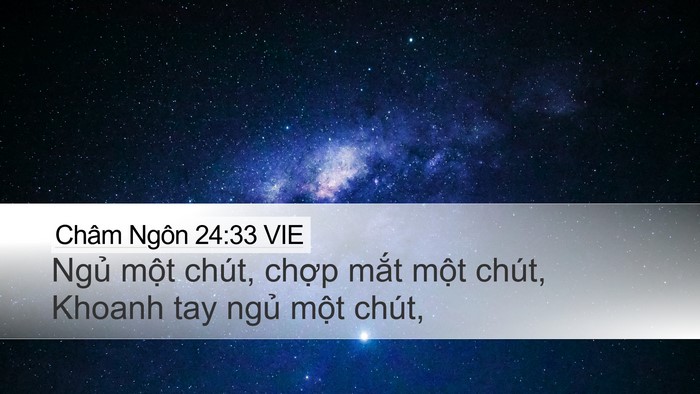 Châm Ngôn 24:33 VIE Bible Verse Image