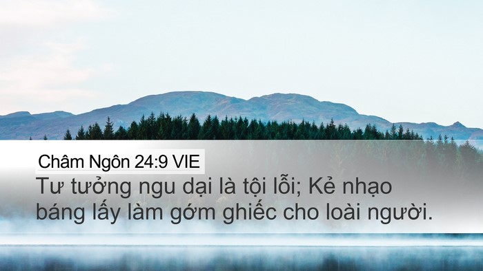 Châm Ngôn 24:9 VIE Bible Verse Image