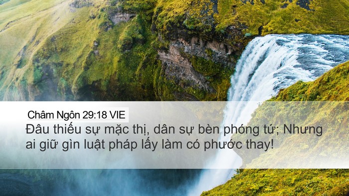 Châm Ngôn 29:18 VIE Bible Verse Image