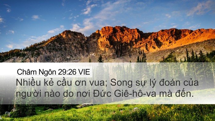 Châm Ngôn 29:26 VIE Bible Verse Image