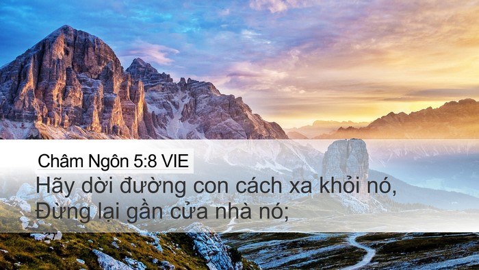 Châm Ngôn 5:8 VIE Bible Verse Image
