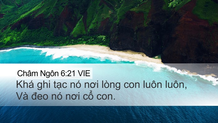Châm Ngôn 6:21 VIE Bible Verse Image