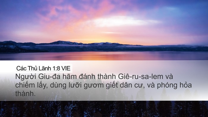 Các Thủ Lãnh 1:8 VIE Bible Verse Image