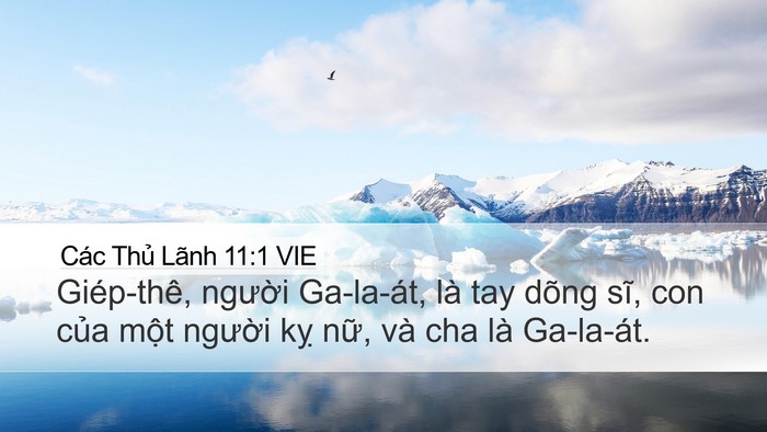 Các Thủ Lãnh 11:1 VIE Bible Verse Image