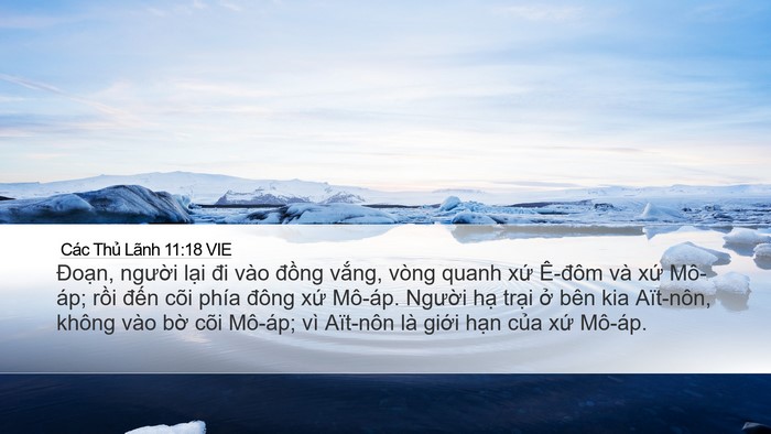 Các Thủ Lãnh 11:18 VIE Bible Verse Image