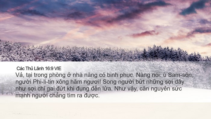 Các Thủ Lãnh 16:9 VIE Desktop Wallpaper - Vả, tại trong phòng ở nhà nàng có binh - Desktop Bible Verse Wallpaper