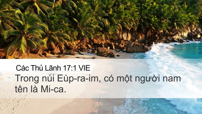 Các Thủ Lãnh 17:1 VIE Bible Verse Image