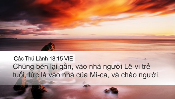 Các Thủ Lãnh 18:15 VIE Bible Verse Image