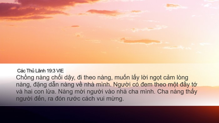 Các Thủ Lãnh 19:3 VIE Bible Verse Image