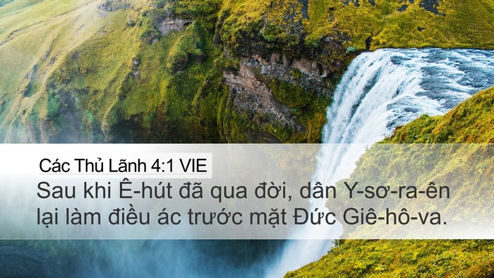Các Thủ Lãnh 4:1 VIE Bible Verse Image
