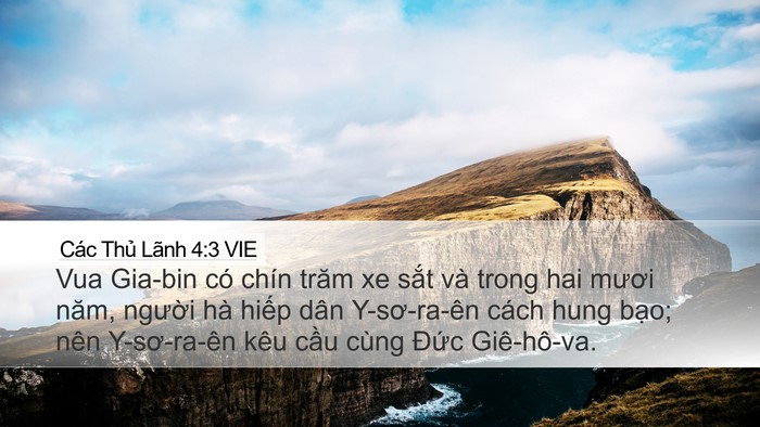 Các Thủ Lãnh 4:3 VIE Bible Verse Image