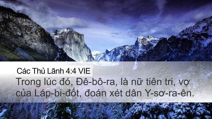 Các Thủ Lãnh 4:4 VIE Bible Verse Image
