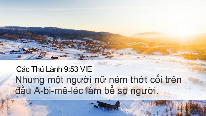 Các Thủ Lãnh 9:53 VIE Bible Verse Image