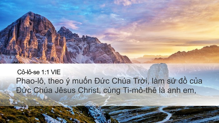 Cô-lô-se 1:1 VIE Bible Verse Image
