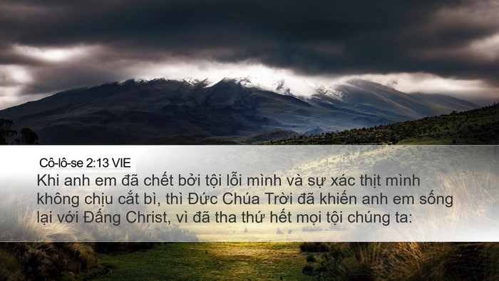 Cô-lô-se 2:13 VIE Bible Verse Image