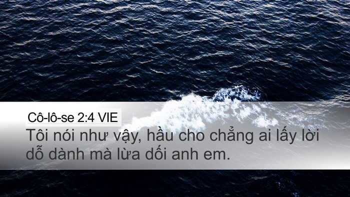 Cô-lô-se 2:4 VIE Bible Verse Image