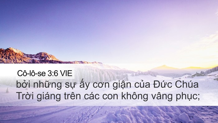 Cô-lô-se 3:6 VIE Bible Verse Image