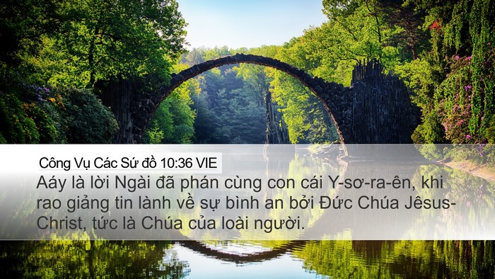 Công Vụ Các Sứ đồ 10:36 VIE Bible Verse Image