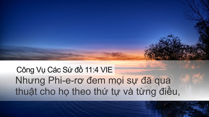 Công Vụ Các Sứ đồ 11:4 VIE Bible Verse Image