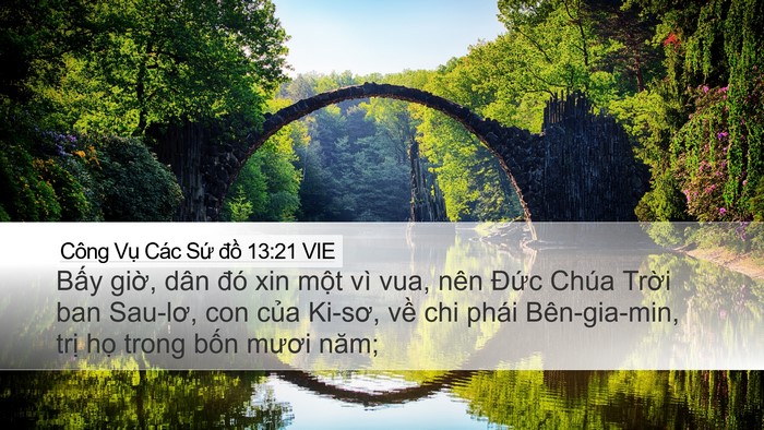 Công Vụ Các Sứ đồ 13:21 VIE Bible Verse Image