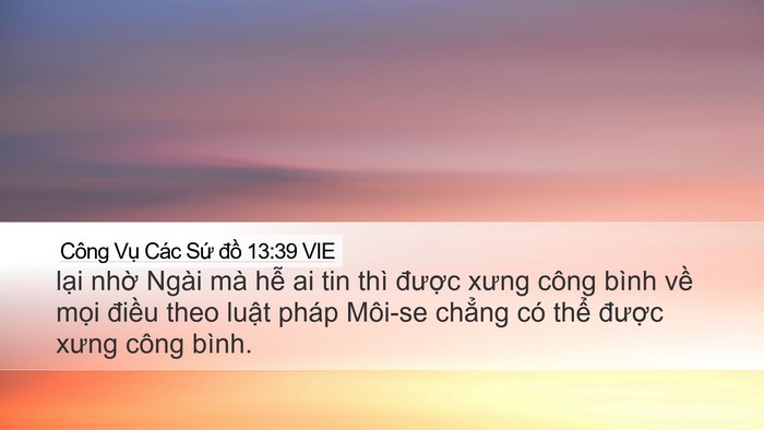 Công Vụ Các Sứ đồ 13:39 VIE Bible Verse Image