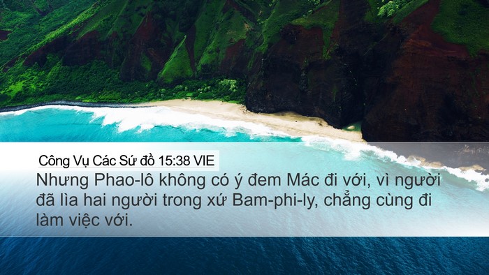 Công Vụ Các Sứ đồ 15:38 VIE Bible Verse Image