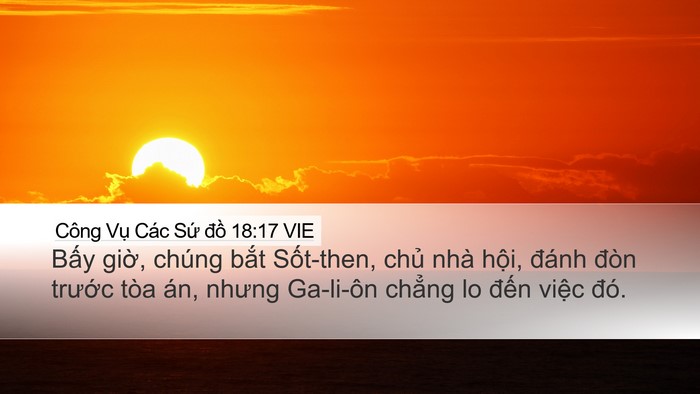 Công Vụ Các Sứ đồ 18:17 VIE Bible Verse Image