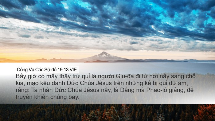 Công Vụ Các Sứ đồ 19:13 VIE Bible Verse Image