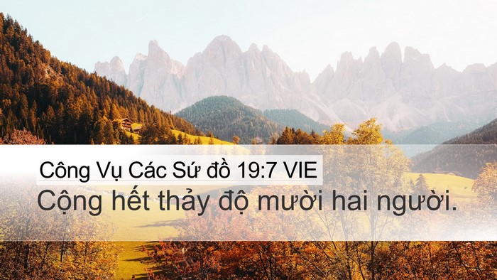 Công Vụ Các Sứ đồ 19:7 VIE Desktop Wallpaper - Cộng hết thảy độ mười hai - Desktop Bible Verse Wallpaper