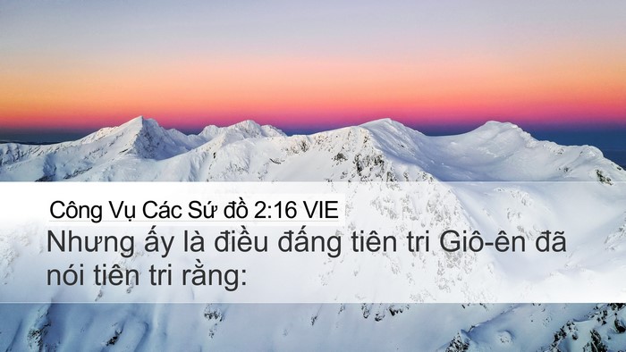 Công Vụ Các Sứ đồ 2:16 VIE Bible Verse Image