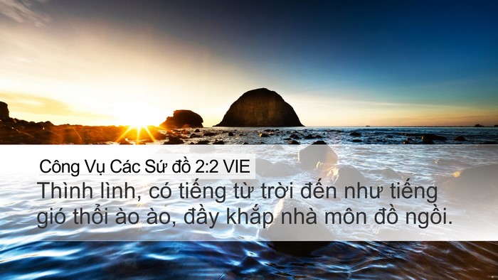Công Vụ Các Sứ đồ 2:2 VIE Bible Verse Image