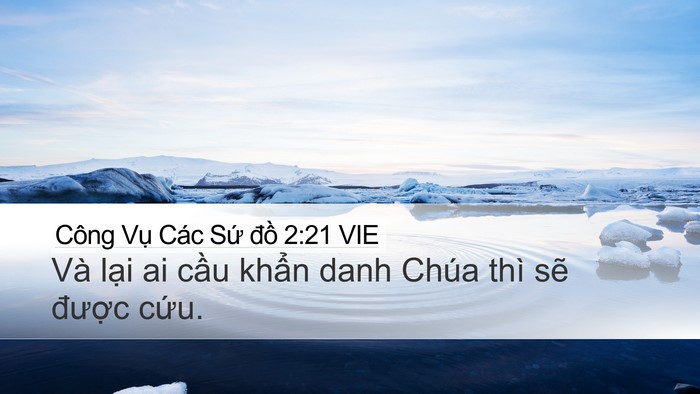 Công Vụ Các Sứ đồ 2:21 VIE Bible Verse Image