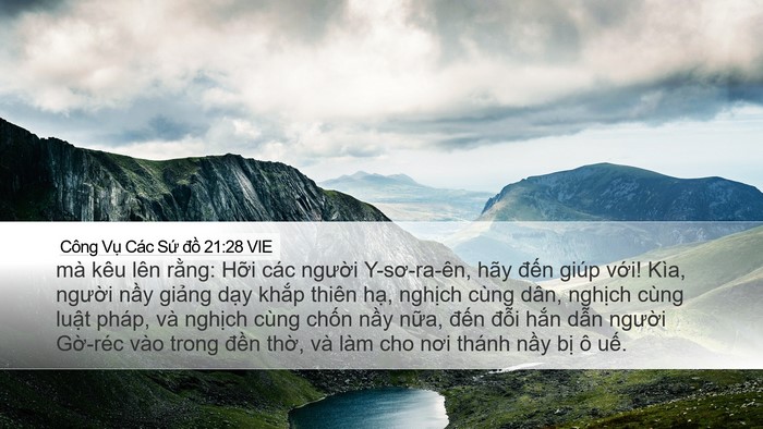 Công Vụ Các Sứ đồ 21:28 VIE Bible Verse Image