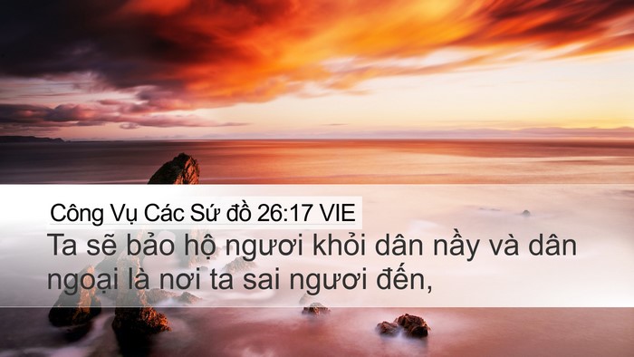 Công Vụ Các Sứ đồ 26:17 VIE Bible Verse Image