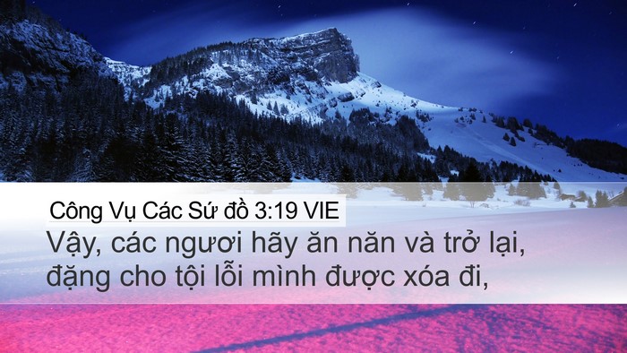 Công Vụ Các Sứ đồ 3:19 VIE Bible Verse Image