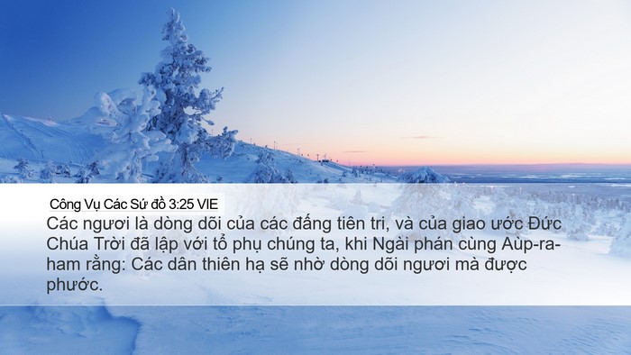 Công Vụ Các Sứ đồ 3:25 VIE Bible Verse Image